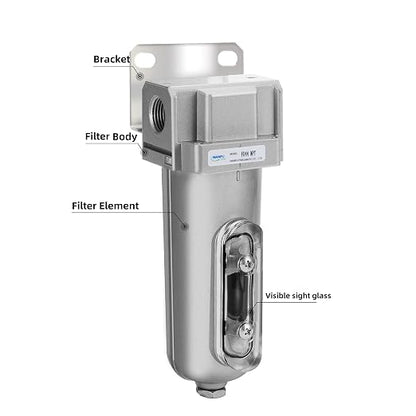 NANPU Industrial Grade Heavy Duty Compressed Air Desiccant Dryer, in Line Filter - Image 3