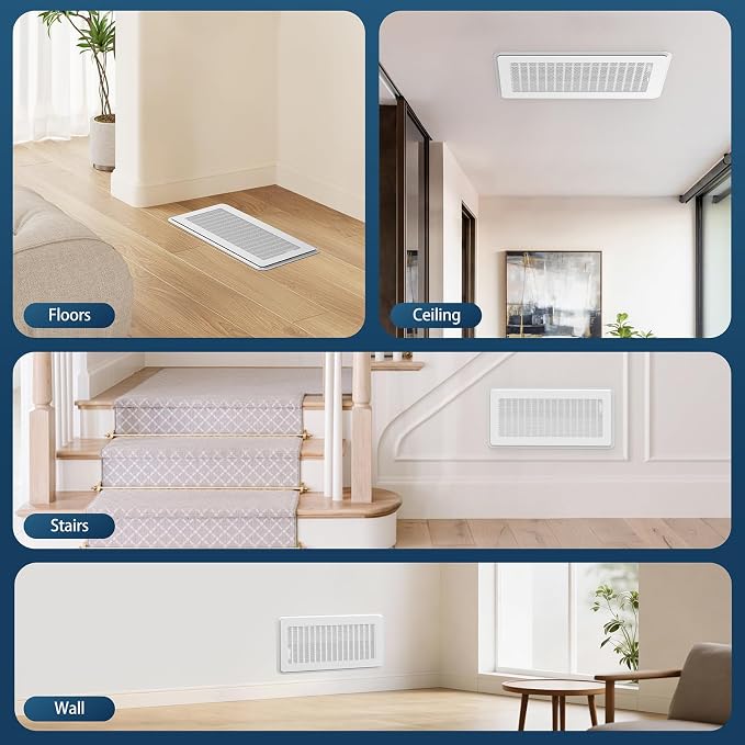 Magnetic Vent Covers with Vent Screen 5.1x13 Inch, Ceiling Air Vents to Block - Image 5