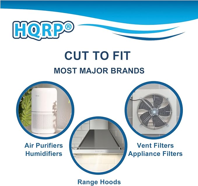 HQRP 2x Activated Carbon Filter Pad Cut To Fit Air Filter Roll - Image 5