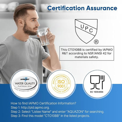 PUREPLUS 5 Micron 4.5"x10" Whole House Water Filter Combo Kit - Image 6