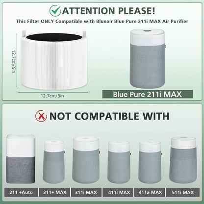 1 Pack 211i Max Replacement Fil-ter Compatible - Image 2