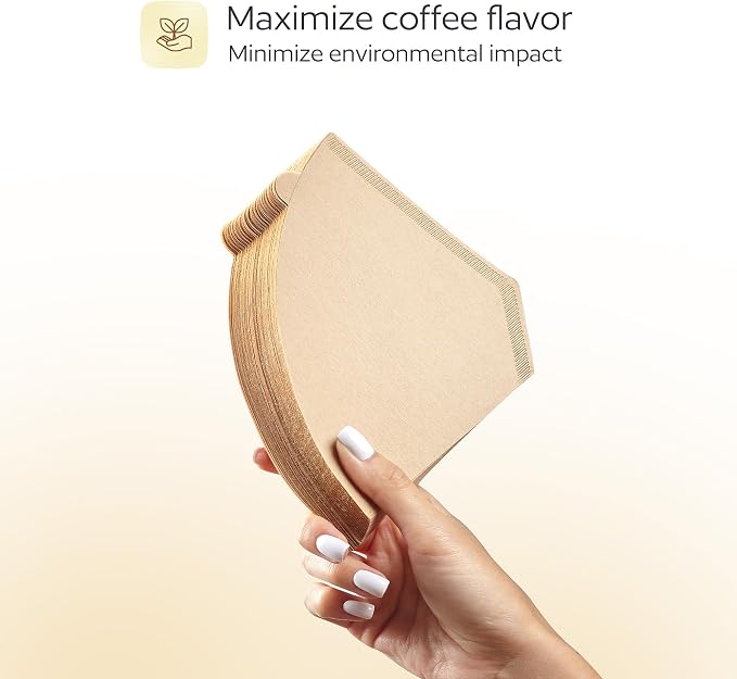 100 Count #4 Unbleached Paper Coffee Filters - Image 5