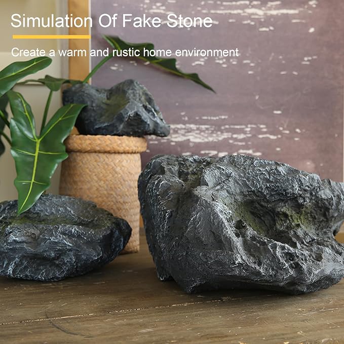 Outdoor Fake Rock Cover Realistic Lightweight Fiberglass Artificial Landscape - Image 3