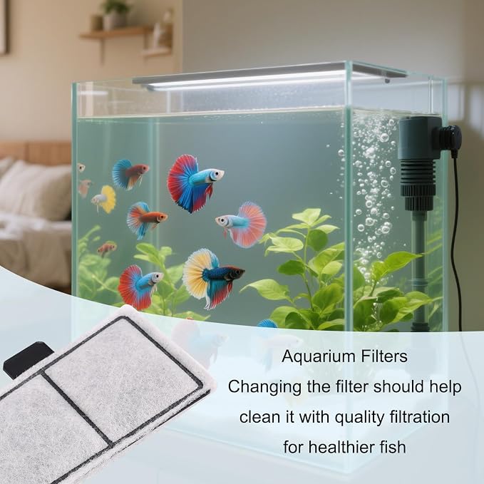 12pcs Filter Cartridges for Top Fin EF-S & BF5 BETTAFLO, 3.7x2.1in/9.5x5.5cm - Image 6