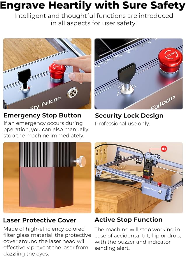 Creality 72000mW Output Power Laser Engraver, Falcon Pro 10W - Image 5