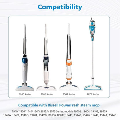 1940 for Bissell Steam Mop Pads for Bissell PowerFresh Steam Mop 1806 1544 1440 - Image 2