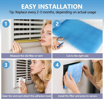 12" x 90" Air Vent Filters, - Image 4