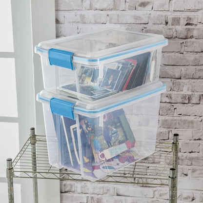 Sterilite 12-Pack Gasket Box, Weather-Resistant Storage Bins - Image 5