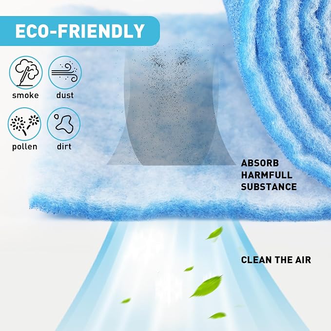 Air Vent Filter for Home, AC & Floor Register Filter, MERV 8 Electrostatic - Image 4