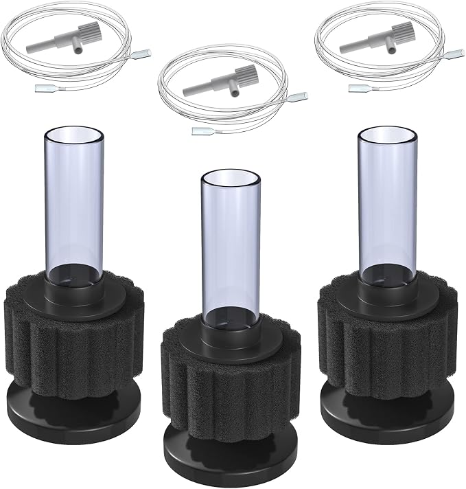 Pawfly Aquarium Nano Bio Sponge Filter Quiet Betta Fry Shrimp Foam Filter Kit by Pawfly