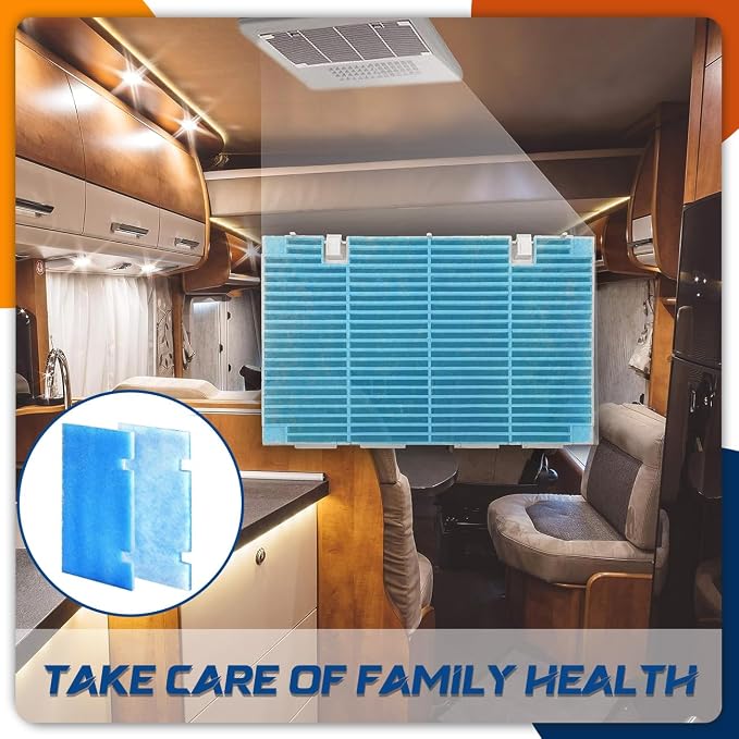 12 Pack RV Air Conditioner Filters 14" X 7.5" MERV 8 Rated RV AC Replacement - Image 6
