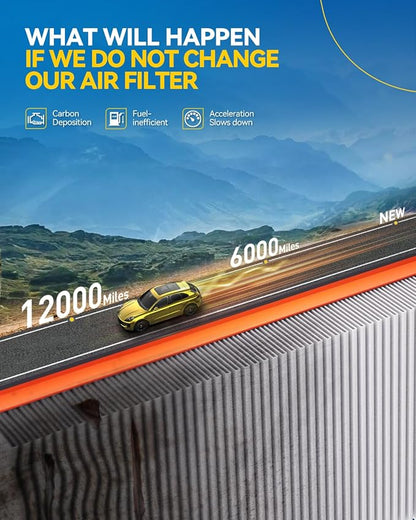 PHILTOP Engine Air Filter, CA12967 2PCS Compatible - Image 7