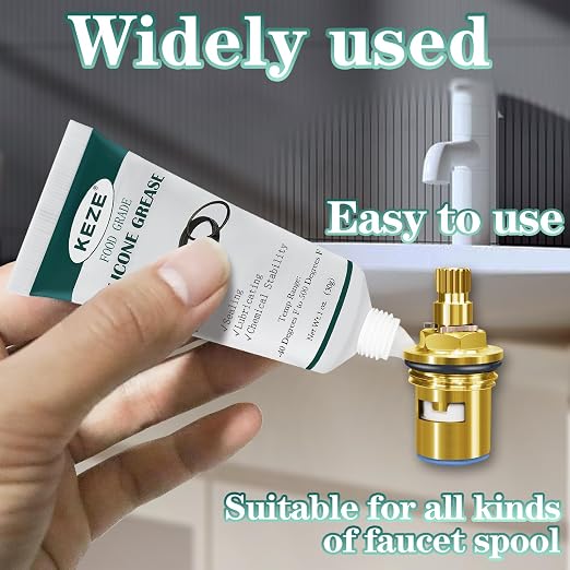 KEZE Waterproof Food Grade Silicone Lubricant Plumbers Grease - Image 5