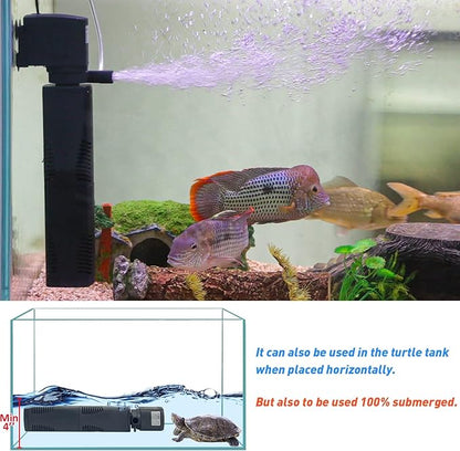 TARARIUM Aquarium Filter for 55-150 Gal. Tank Crystal 300GPH Biochemical - Image 5