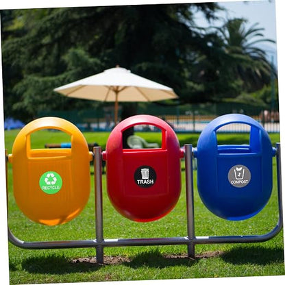 9pcs Trash Can Classification Stickers Self-Adhesive Recycling Decals - Image 9