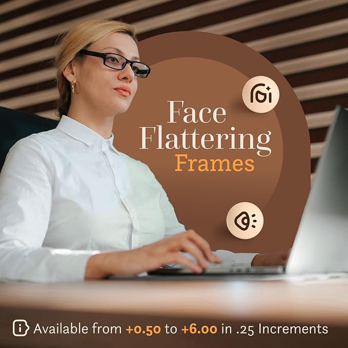 TruVision Readers Reading Glasses, Comfort Spring Hinges - Image 6