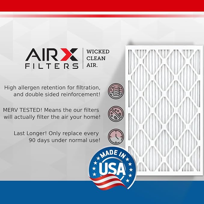 AIRX FILTERS WICKED CLEAN AIR. 16x24x1 Air Filter MERV 11 Electrostatic Pleated - Image 3