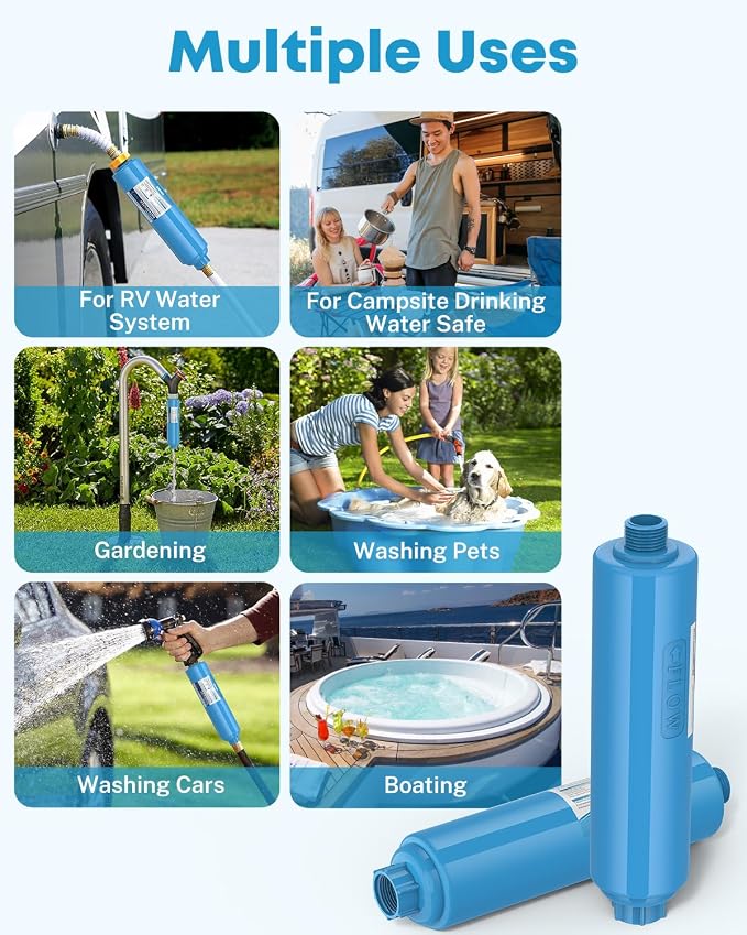 Kohree RV Inline Water Filter, NSF Certified, Camper Water Filter Reduces - Image 6