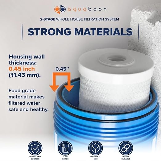 Aquaboon 2-Stage Whole House Water Filtration System - Image 5