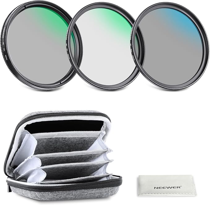 NEEWER 62mm UV/CPL/ND Lens Filter Kit by Neewer