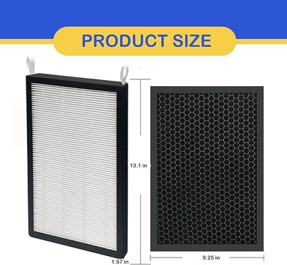 2 Pack True HEPA/Carbon Filters Replacement Compatible - Image 4