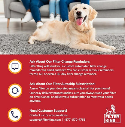Filter King 18x18x1 Air Filter | 4-PACK | MERV 11 HVAC Pleated A/C Furnace - Image 5