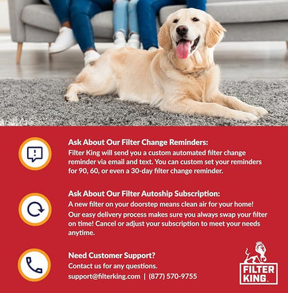Filter King 27x27x1 Air Filter | 6-PACK | MERV 11 HVAC Pleated A/C Furnace - Image 5