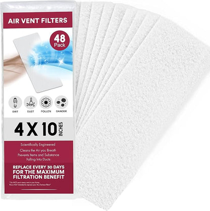 NORTHWEST ENTERPRISES Vent Filters, 48 Floor Vent Register Filters - Image 3