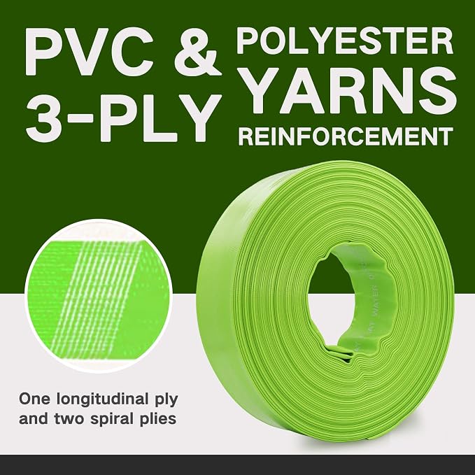 Eastrans 1-1/2'' x 50 FT Pool Backwash Hose - Image 3