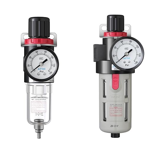 Compressed Air Pressure Filter Regulator Airtac AFR2000 1/4'' NPT 0-140 PSI - Image 3