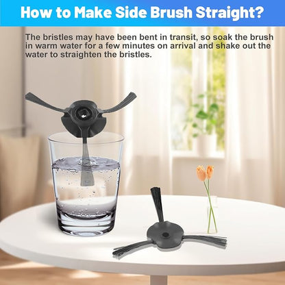 6 Pack Side Brushes for Shark Matrix Robot Vacuum Cleaner RV2310, UR2350AE - Image 5