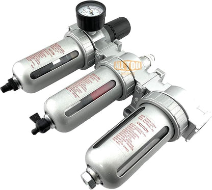 3/8" NPT MID FLOW Filter Regulator Coalescing Desiccant Dryer System - Image 3