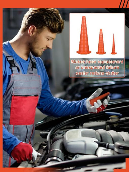 Hydraulic Oil Service Plugs Large Medium Small Sizes Multi Pack Rubber Drip - Image 4