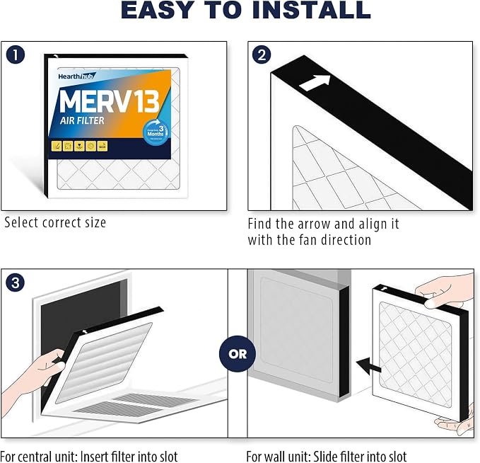 14×14×1 MERV 13 Furnace Air Filters - Image 5