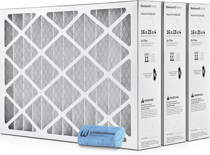 16x25x4 Air Filter Replacement MERV 11, FC100A1029 Pleated HVAC AC Furnace by Wholesalehome