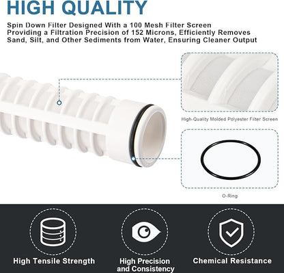 1-1/2" 100 Mesh Spin Down Replacement Filter Screen FS1-1/2-Re - Image 3