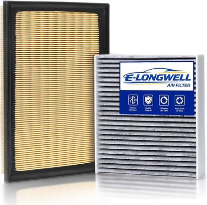 Cabin & Engine Air Filter Kit for 2013-2018 Rav4 2.5L by E-LONGWELL