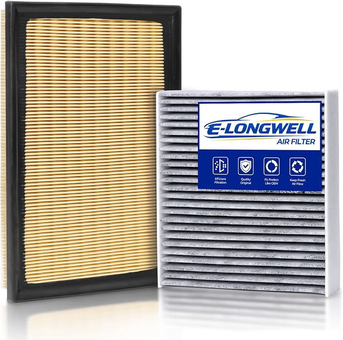 Cabin & Engine Air Filter Kit for 2013-2018 Avalon 2.5L by E-LONGWELL