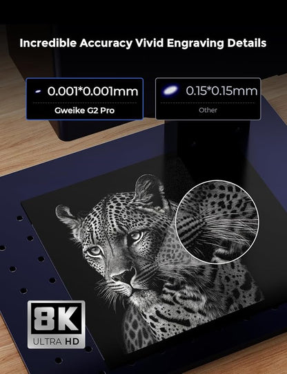GWEIKE G2 Pro 30W Fiber Laser Engraver, 15000mm/s Fast Laser Engraver Machine - Image 3