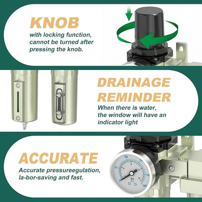 Industrial Grade 3-Stage Air Drying System, 1/2" NPT - Image 3