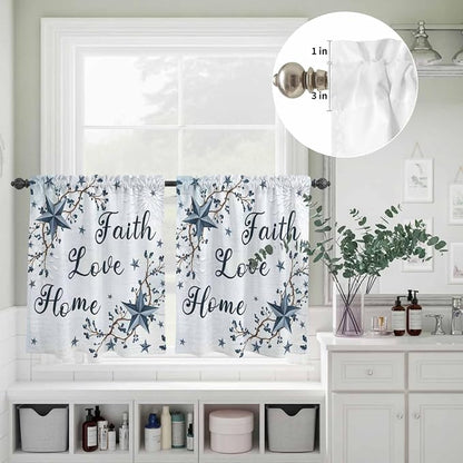 Texas Star Country Kitchen Curtains Set 3 Piece - Image 5
