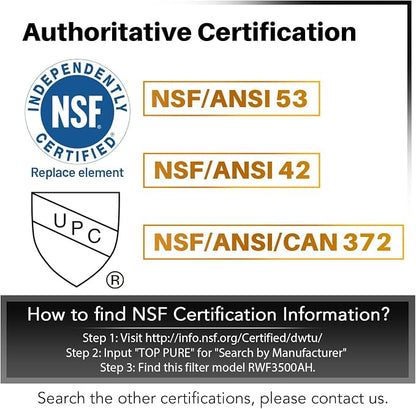 ICEPURE PLUS 46-9490 NSF/ANSI 53 NSF/ANSI 42 Certified Compatible - Image 2