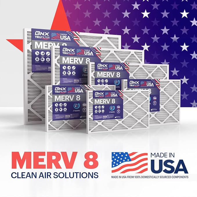 BNX 16x25x1 MERV 8 Air Filter 2 Pack - Image 7