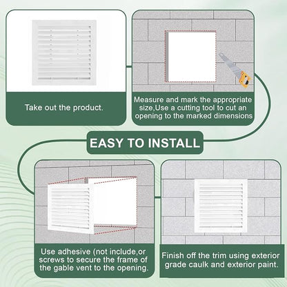 2-Pack 14"x14" Gable Vent - Image 6