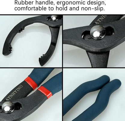 Oil Filter Wrench Set, Removal Tool, No Slipping - Image 4