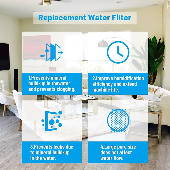 Humidifier Replacement Filters for Levoit Capture Fine Particles in Water Tank - Image 5