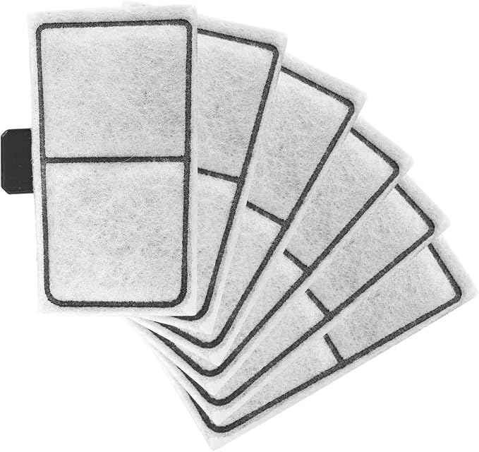 6 Pack Filter Cartridges for Top Fin EF-S and BF5 BETTAFLO, 3.7x2.1 Inch by JIUANODD