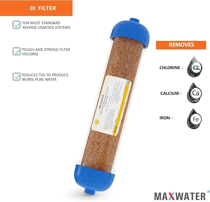 Max Water Mixed Bed Ion Exchange RODI Aquarium Filter Resin Replacement - Image 3