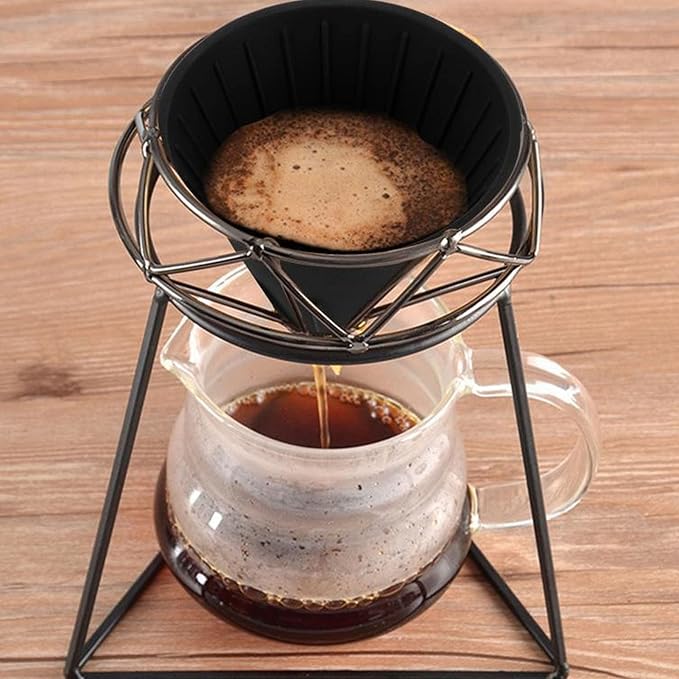 Silicone Coffee Dripper Collapsible Coffee Filter Foldable Portable Reusable - Image 3