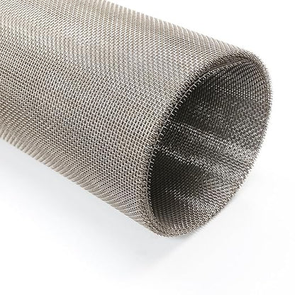 Heavy-Duty Stainless Steel Mesh Screen#18Mesh Wire Dia:0.23mm Size:48"x118" 304 by SCRMUSHUZI